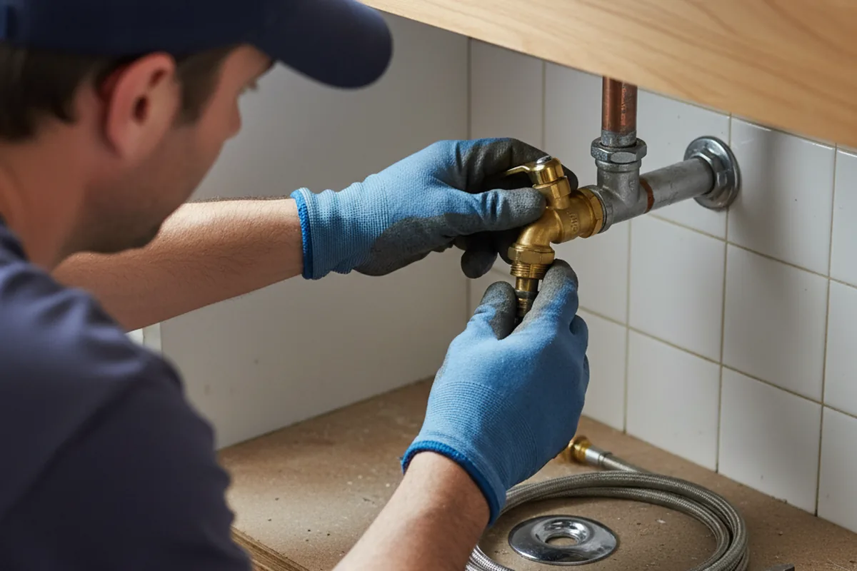 Shutoff valve and fitting work during Emergency Plumbing in Port Angeles